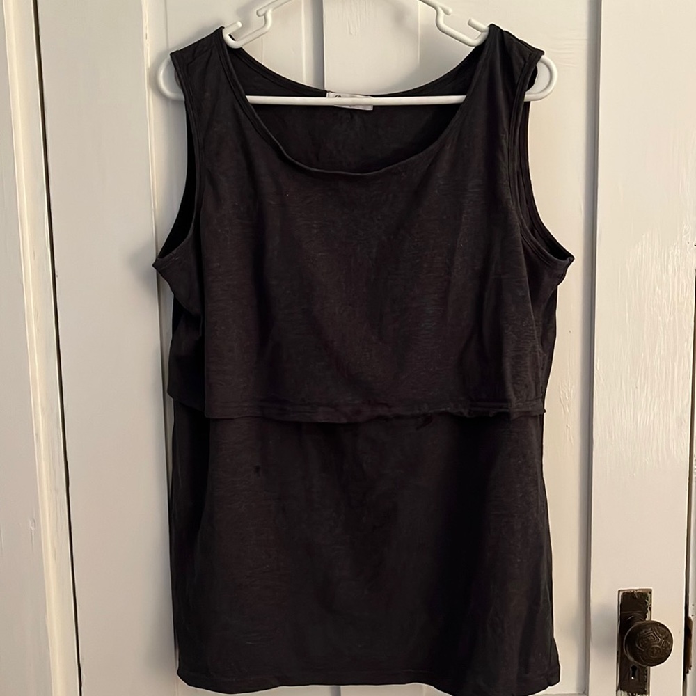 3 breastfeeding tank tops XL